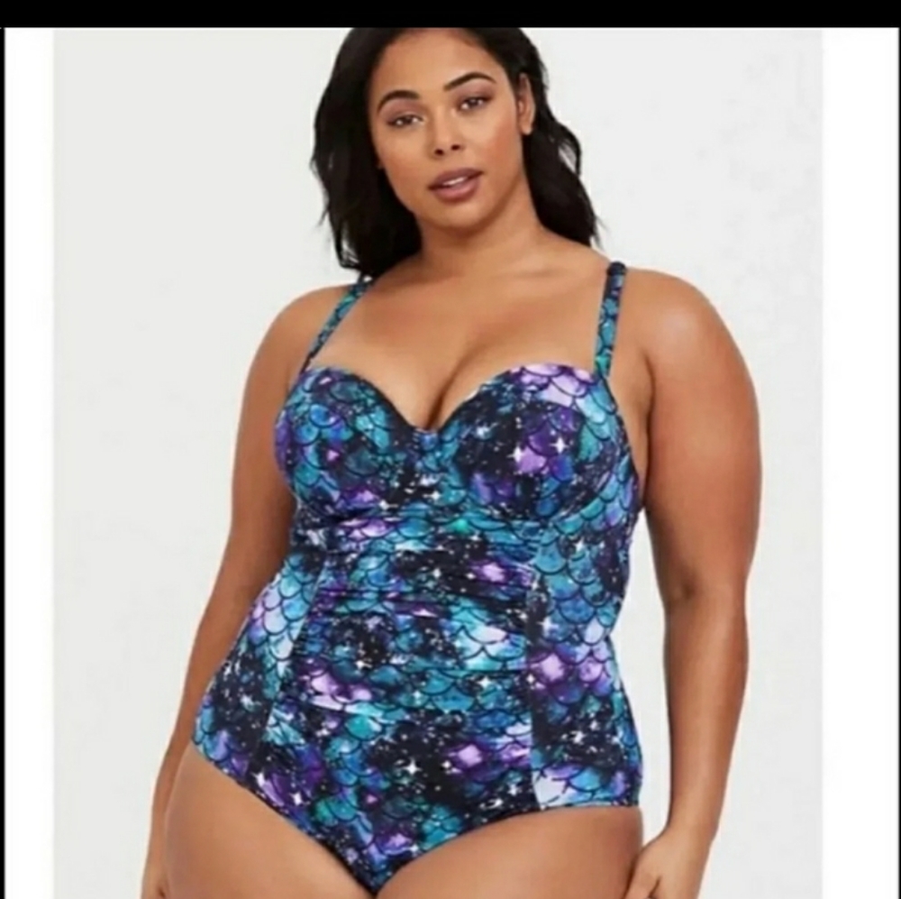 Torrid Mermaid Galaxy swimsuit